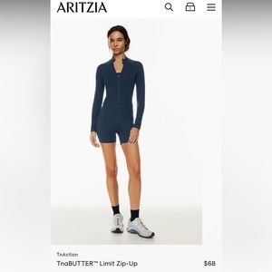 Aritzia TnaBUTTER zip up